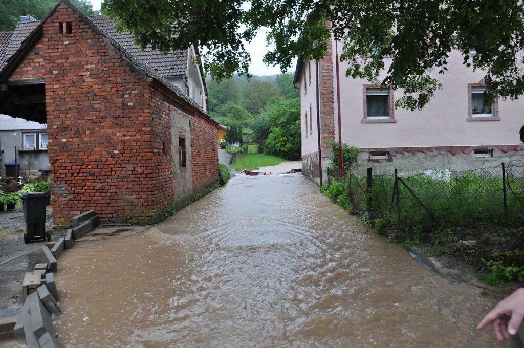 Hochwasser in Leidersbach am 31.05.2013 Fotoalbum der FFW Leidersbach